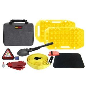 EverStart Recovery and Overland Kit with Heavy-Duty Traction Mats